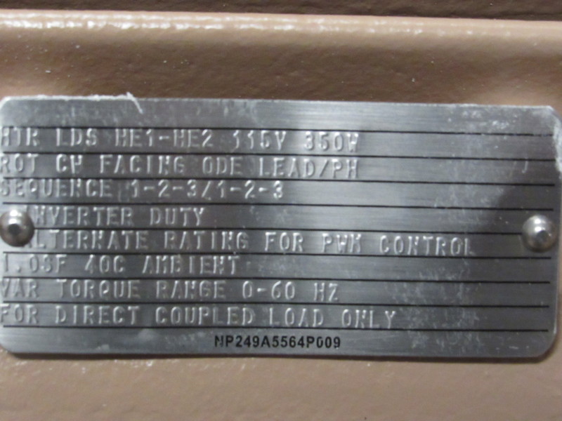 400 HP 3600 RPM General Electric, Frame 5011LS, TEFC, BB, new, 2300/4160 Volts - Image 2