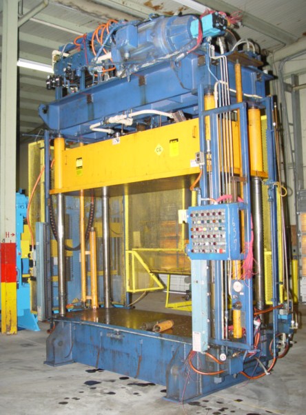 50 Ton, PH Hydraulics, 4-post, 52" stroke, 101" x 42", 66" daylight, 75 HP, 1105 IPM fast close, #1657 (3 - Image 1