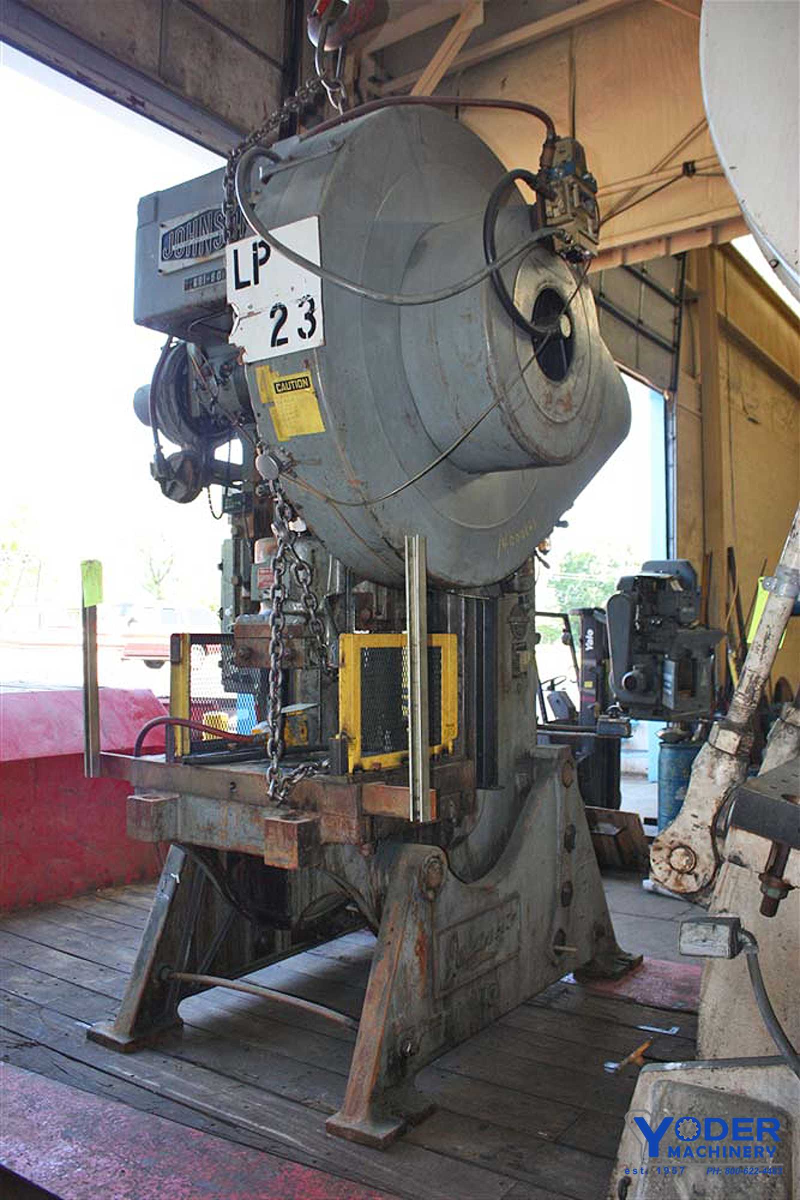 80 Ton, Johnson #80-FW-AC, 4" stroke, 15-1/2" Shut Height, 3-1/2" adj, 36" x 24" bed, 85 SPM, #50286 - Image 6