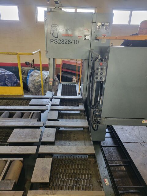 Marvel/Spartan #PS2828/10, 2" x .063" x 22' 3.7"blade, 50-250 fpm,low hour,excellent, 2012 - Image 1