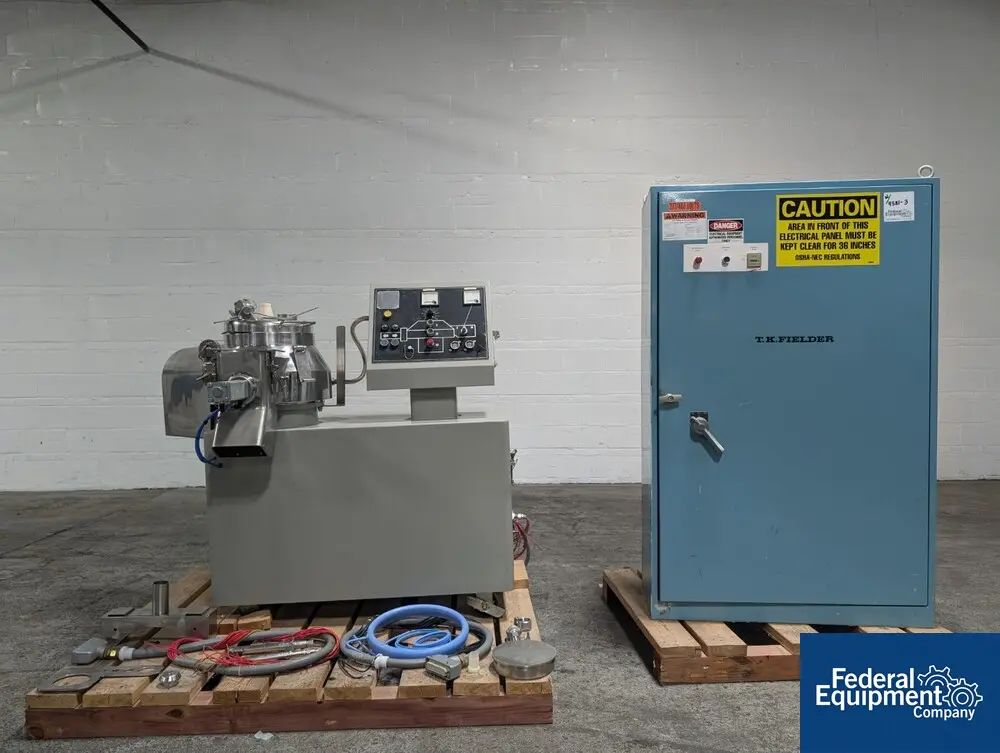 T.k. Fielder #PMA-25/2G, High Shear Mixer, Stainless Steel, 25 liter, 7.37 HP, 1985 - Image 1