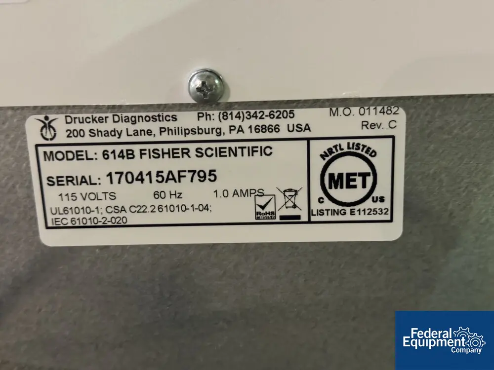 Fisher Scientific #614B, Horizon Centrifuge, S/N 170415AF795 - Image 2