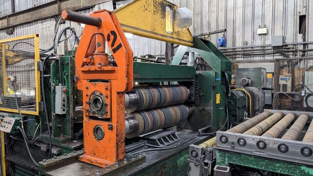 60" x .010 - .135" Herr Voss, Coil Slitting Line, 50000 lb., 570-1920 FPM - Image 6