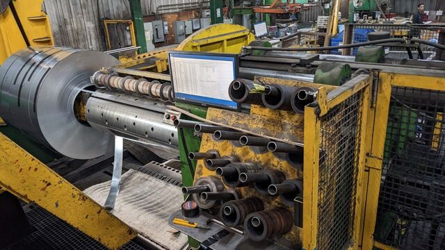 60" x .010 - .135" Herr Voss, Coil Slitting Line, 50000 lb., 570-1920 FPM - Image 7