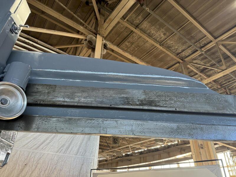 10' -22" Carlton #5A, radial arm drill, 8-800 RPM, 130" x 58" base, 24" spindle travel, 4" diameter spindle - Image 10