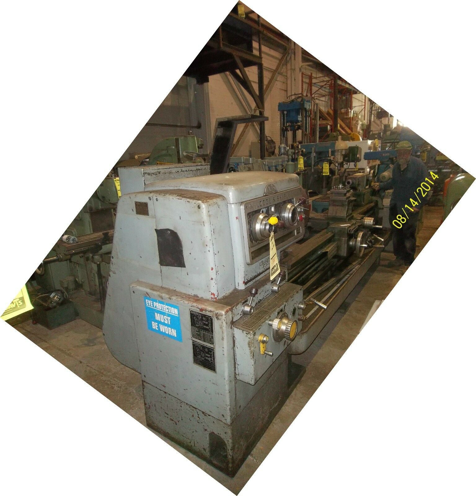 26" x 80" Lodge & Shipley Power Turn 20, Lathe Engine, 20" chk, 20 HP, 1-3/4" spdl.bore - Image 7