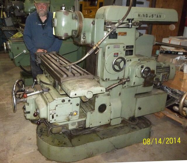 HMT, horizontal universal milling w/TOS 360° vertical head, 11