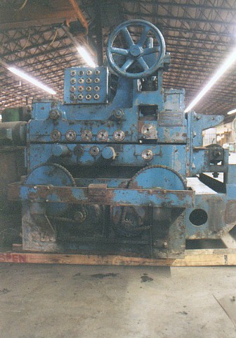 48" x .187" McKay, 11 roll starightener, variable speed, 30" passline, (2) entry pinch rolls, 4.25" diameter - Image 4