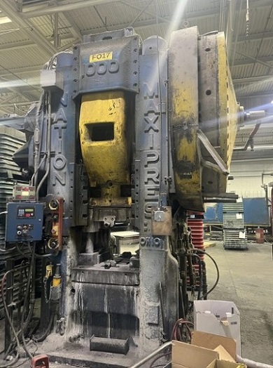 1000 Ton, National #MaxiPress, Cieco PLS Plus controls, 10" stroke, 32" x 45" bed, 75 SPM, 1979 - Image 2