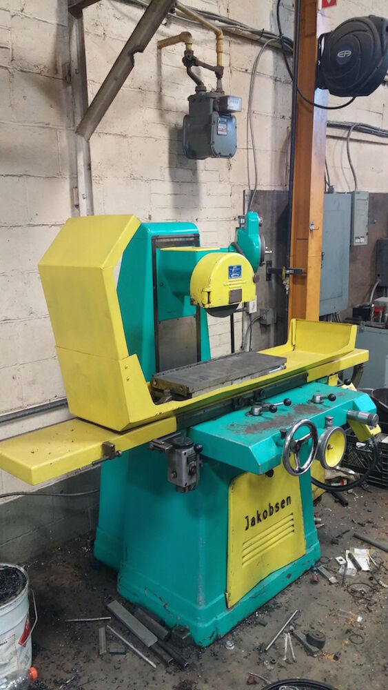 8" x 24" Jakobsen, surface grinder, 8" wheel, rapid traverse, central lubricant, coolant - Image 2