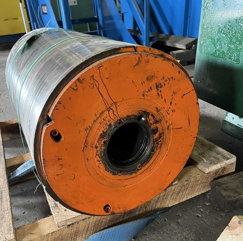 Ruesch, 16" diameter x 28" face width, recoiler drum, manual expansion - Image 3