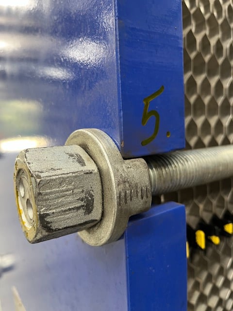 596 sq.ft., Kelvion, NF150LBA150, plate heat exchanger, 316L Stainless Steel plates, 145 psig @ 230°F - Image 7