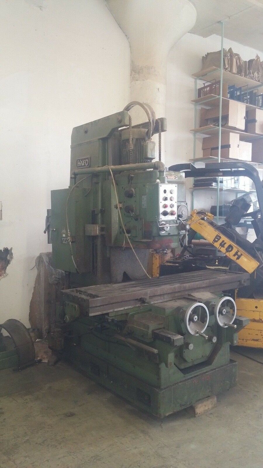 Kafo, Bed-Type Vertical Milling Machine, 18" depth x 75" width Table, 16 Speeds, 10 HP - Image 5