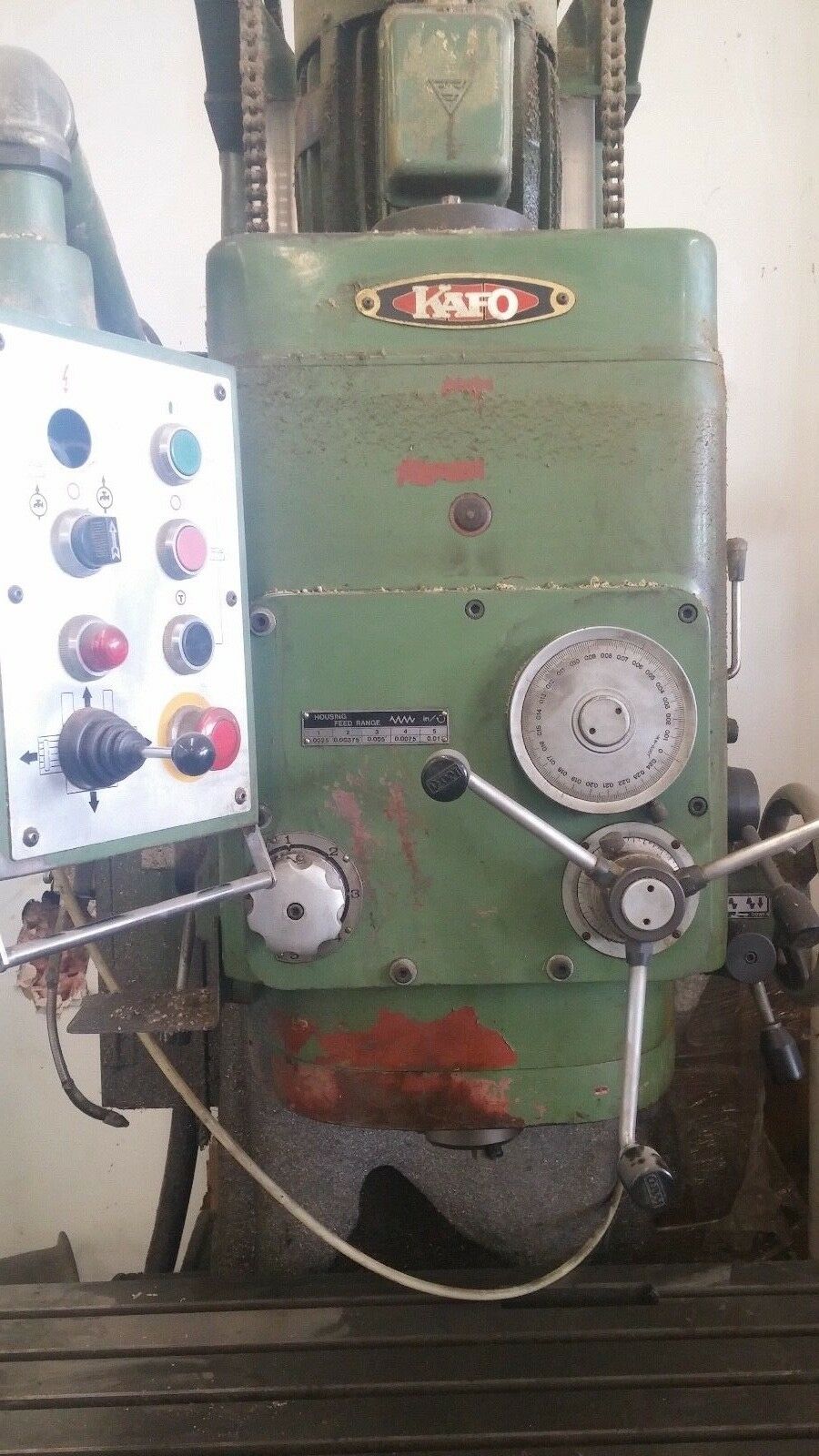 Kafo, Bed-Type Vertical Milling Machine, 18" depth x 75" width Table, 16 Speeds, 10 HP - Image 7