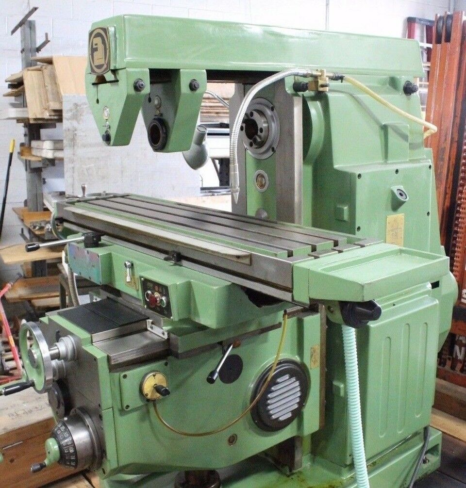Horizontal Milling Machine, 13" x 52" Table, 45 deg. Table Swivel angle, 18 Spindle Speeds, 30-1500 RPM, 220 V - Image 6