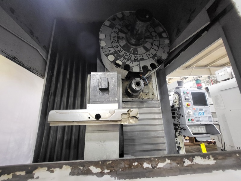 Haas #HS-1RP, 3+1-Axis CNC horizontal machining center with 2 pallets, 24" X, 20" Y, 22" Z, 24 automatic tool - Image 10