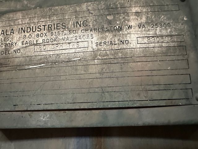 Gala #6, underwater pelletizing line, operator control panel w/cutter head drive, spin dryer - Image 7