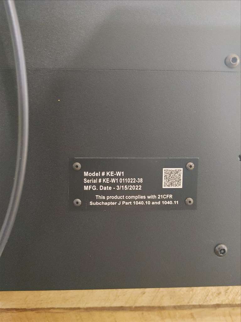 Keyence #MD-U1012C, 3-Axis, 355 nm wavelength, 3 watt/40 KHz output, 4.92" x 4.92" x 1.65"marking area, low - Image 1