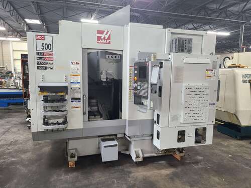 Haas #MDC-500, dual pallet vertical machining center, 20" X, 14" Y, 20" Z, 15000 RPM, 24 automatic tool - Image 1