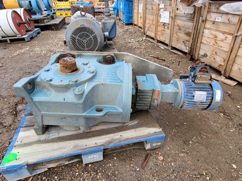 3 HP, 1755 RPM, SEW-Eurodrive #KA127R77AM182-KS, 704.00 :1 ratio gear reducer, 575 Volts - Image 10