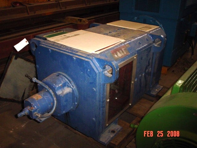 300 HP 1200 RPM General Electric, Frame 4355, DPFVBB, 550 VA, 300/150 VF - Image 4