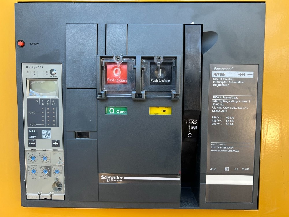 1000 KW Caterpillar #C32, diesel generator, standby, 277-480 Volts, 5 hours, new surplus, 2021 - Image 8