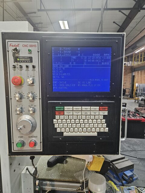 Fadal #VMC6030HT, 21 automatic tool changer, 60" X, 30" Y, 30" Z, 10000 RPM, #40, 22.5HP, 62.5" x 30" table - Image 2