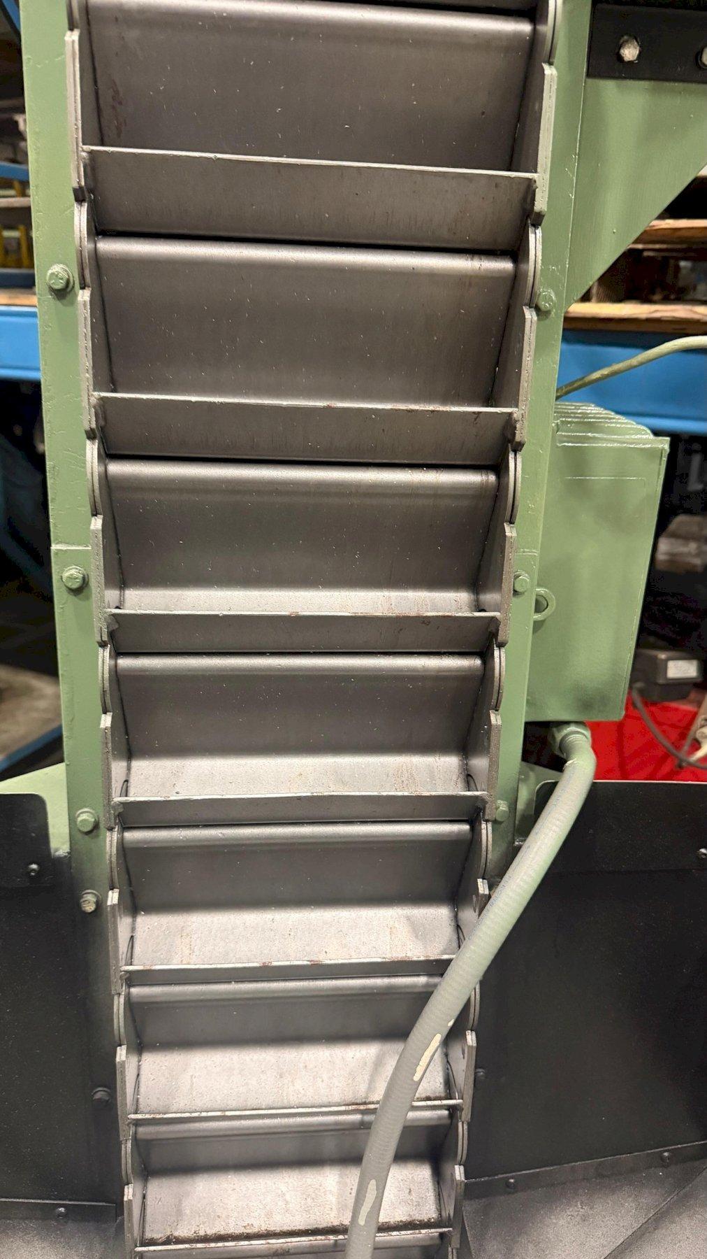 Warren #WL-1000, loader, 52" discharge height, 10" wide bucket, 1/2 HP DC motor, casters - Image 3