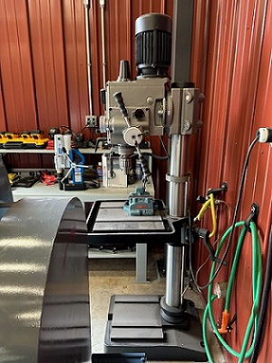 Jet #GHD-20PFT, geared head drilling/tapping drill press with power downfeed - Image 1