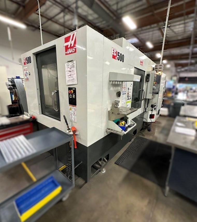 Haas #EC-500, horizontal machining center, 70 automatic tool changer, 32" X, 25" Y, 28" Z, 8100 RPM, #40, 30 - Image 1