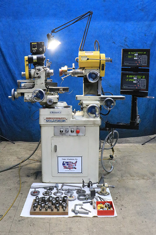 Cincinnati Milacron #Monoset-MT, tool & cutter grinder, 4" wheel, Newall 2-Axis digital read out, 2010 - Image 1