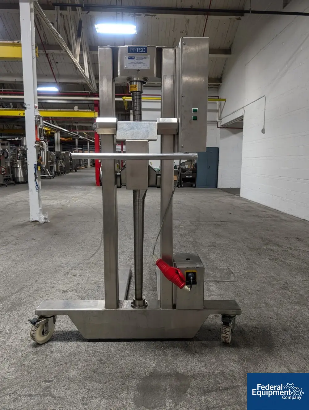 Fette, Turret Lift, Stainless Steel, 600 kg capacity, unit# 81, built 1993 - Image 3