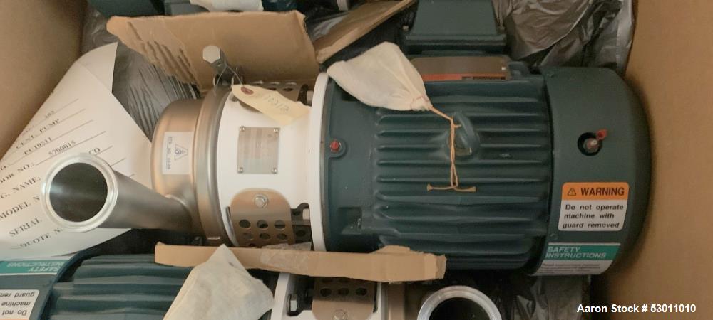 105 GPM @ 95' TDH, APV Crepaco #W20/20, Stainless Steel centrifugal pump, 3500 RPM, 2" inlet, 2" outlet - Image 1