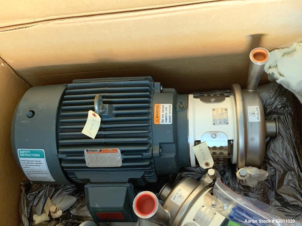 120 GPM @ 190' TDH, APV Crepaco #W40/20, Stainless Steel centrifugal pump, 3500 RPM, 2" inlet, 1.5" outlet - Image 1