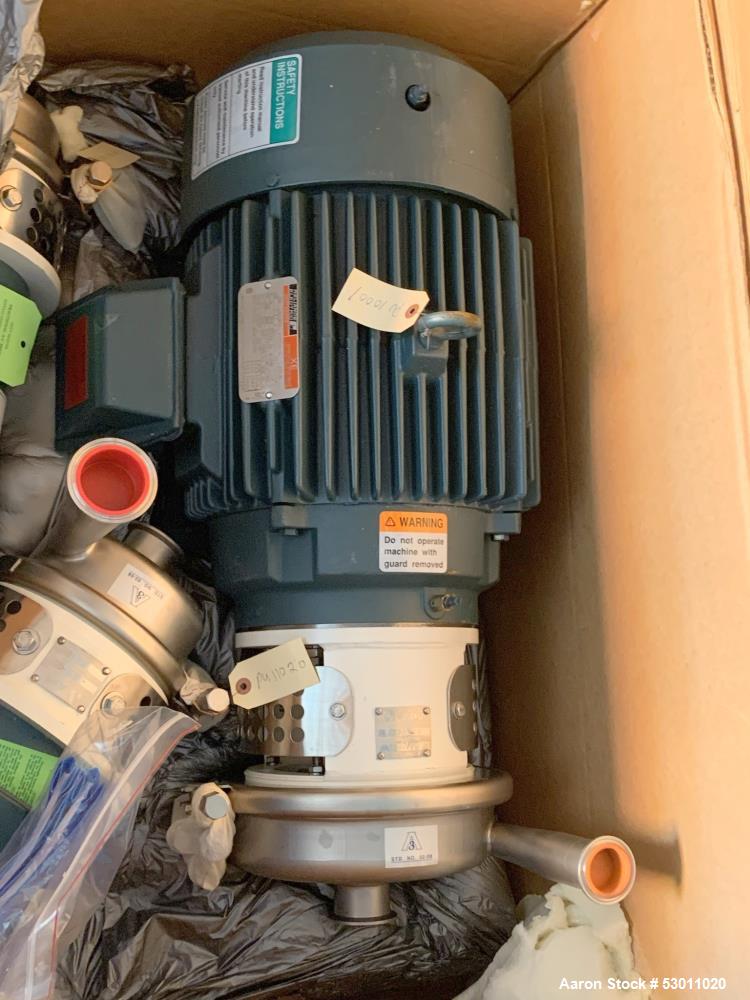 120 GPM @ 190' TDH, APV Crepaco #W40/20, Stainless Steel centrifugal pump, 3500 RPM, 2" inlet, 1.5" outlet - Image 2
