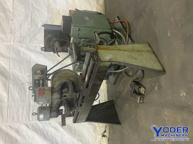 100 Ton, Whitney #790-AX6, flange hydraulic punch, 6-1/4" throat, 1-5/8" stroke, 10 HP (2 available) - Image 1