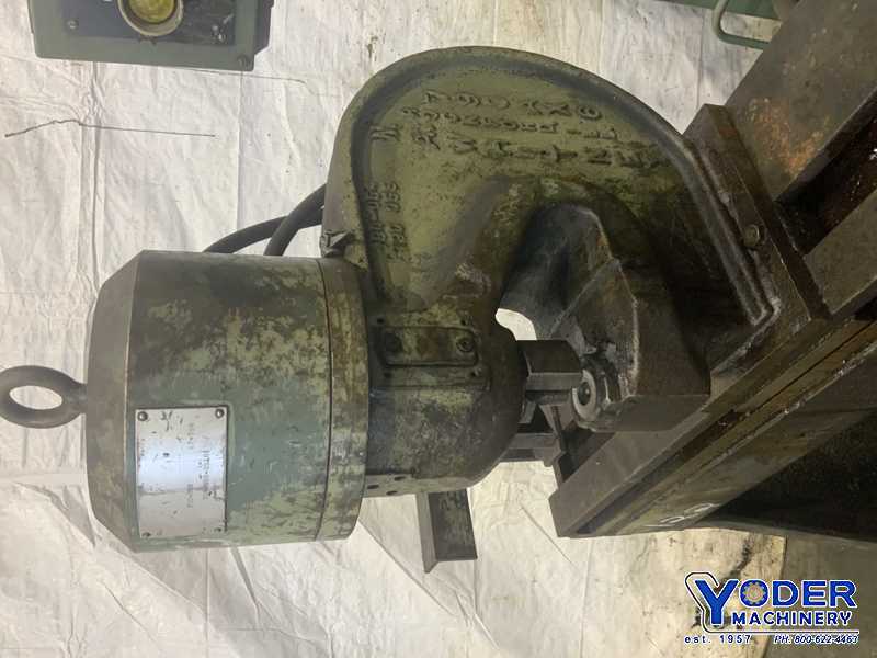 100 Ton, Whitney #790-AX6, flange hydraulic punch, 6-1/4" throat, 1-5/8" stroke, 10 HP (2 available) - Image 5
