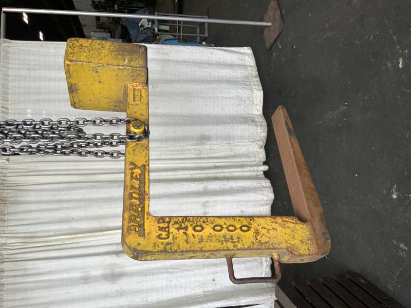 10000 lb. Bradbury, coil hook, 22" throat, 24" opening in C-frame, 4" width of arm - Image 4