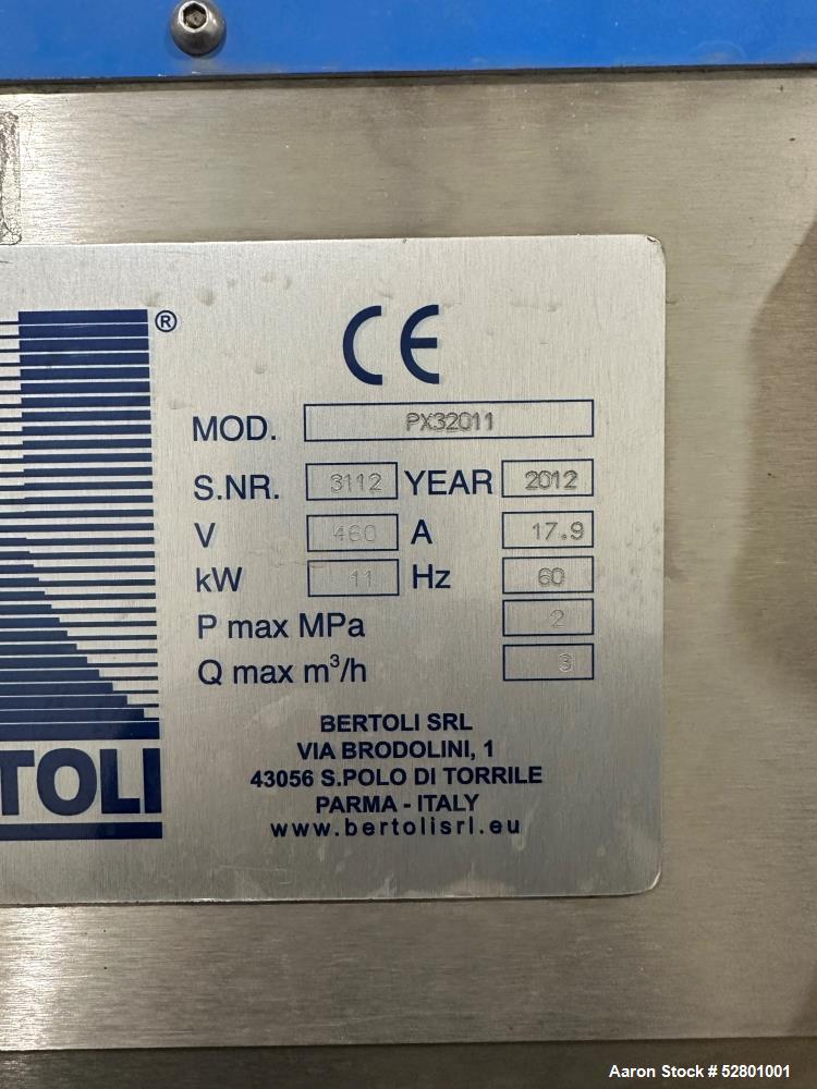 Bertoli Giotto #PX32011, Stainless Steel High Pressure Pump - Image 4