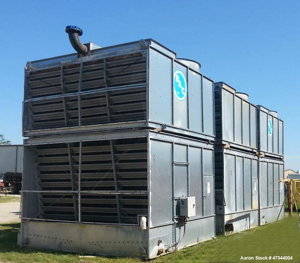 361 Ton, BAC #15425-2, 2-cell cooling tower, galvanized steel, bottom equalizer connection - Image 1