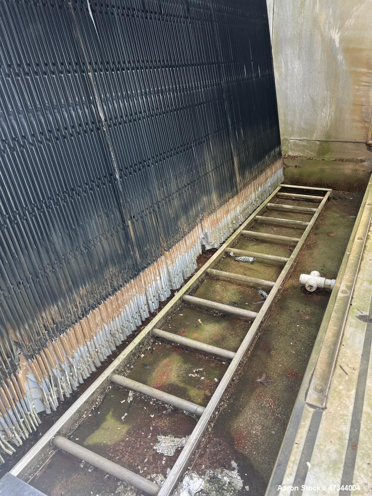 361 Ton, BAC #15425-2, 2-cell cooling tower, galvanized steel, bottom equalizer connection - Image 9