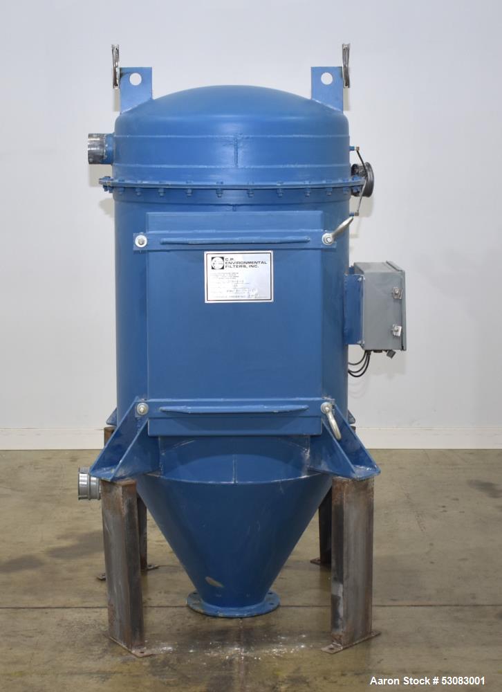 400 acfm CPE #24-CFR-009-C, cartridge filter receiver / dust collector, vertical, 142 sq.ft. - Image 1