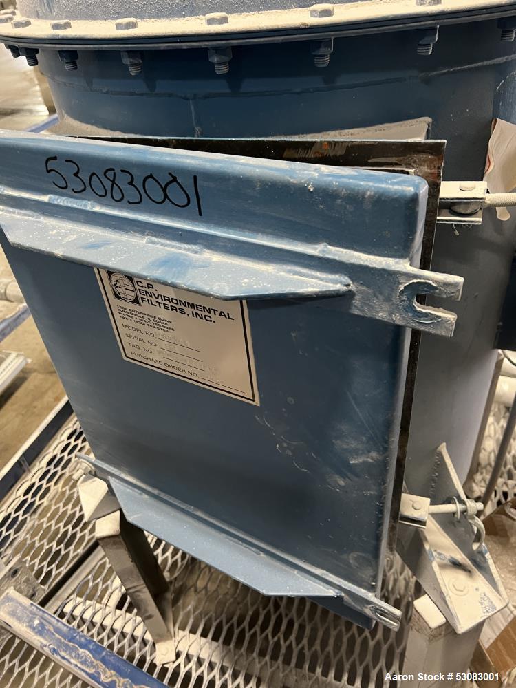 400 acfm CPE #24-CFR-009-C, cartridge filter receiver / dust collector, vertical, 142 sq.ft. - Image 6