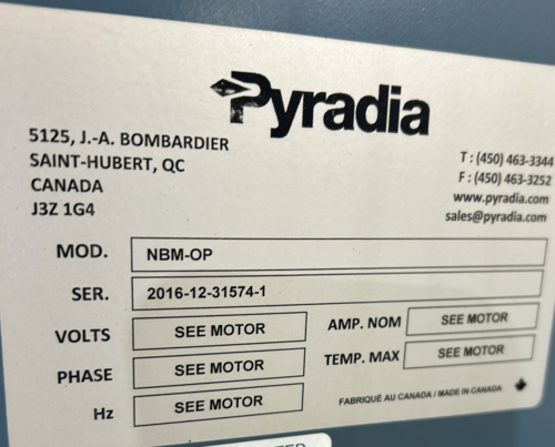 Belfab Pyradia #NBM-OP, Dust Collector, (3) Systems available, 2018 - Image 10