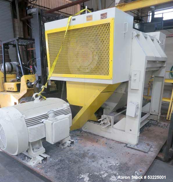 32" x 50" Cumberland #3250-HOG, granulator, 36-knife hog rotor, 2 bed knife, dual flywheels - Image 3