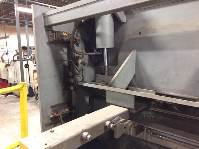 1/2" x 10' Atlantic #HDS, hydraulic shear, 39" front operated power back gauge, (2) front support arms - Image 3