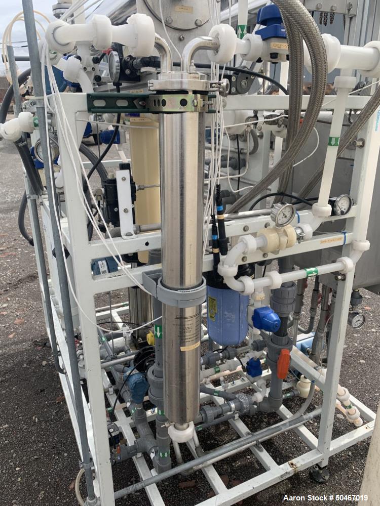 Ionics Life Sciences RO system, 4" diameter x 48" long, 3 HP Grundfos pump - Image 3