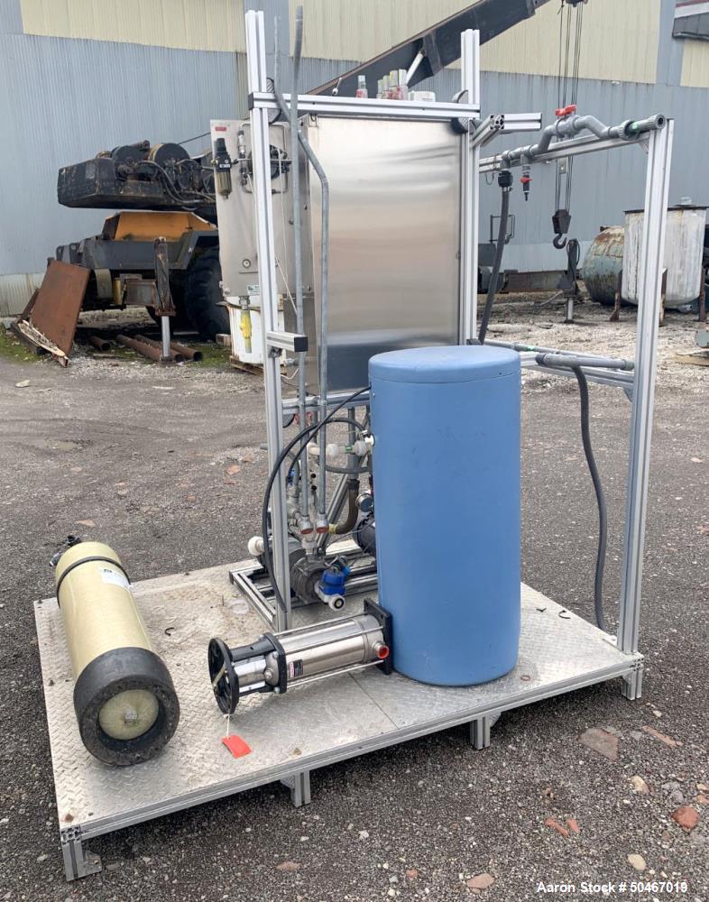 Ionics Life Sciences RO system, 4" diameter x 48" long, 3 HP Grundfos pump - Image 7