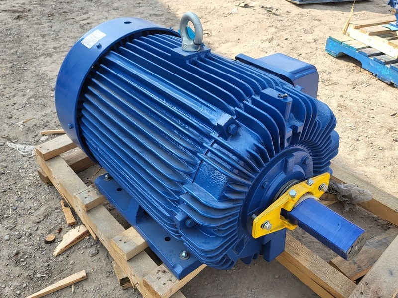150 HP 1185 RPM Teco Westinghouse, Frame 447T, Marine duty, 575 Volts, new surplus - Image 1