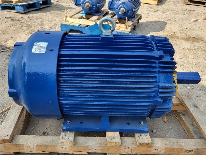 150 HP 1185 RPM Teco Westinghouse, Frame 447T, Marine duty, 575 Volts, new surplus - Image 3